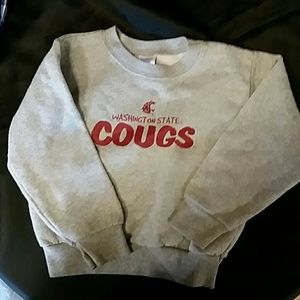 Wsu cougar kids 5/6 swearshirt